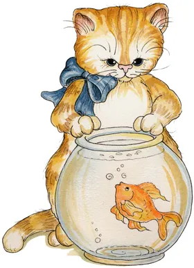 插画猫