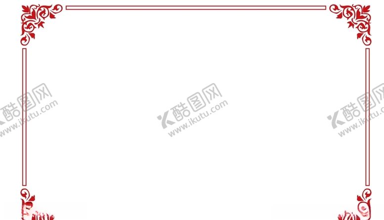 编号：20870405121727354938【酷图网】源文件下载-中式边框欧美边框