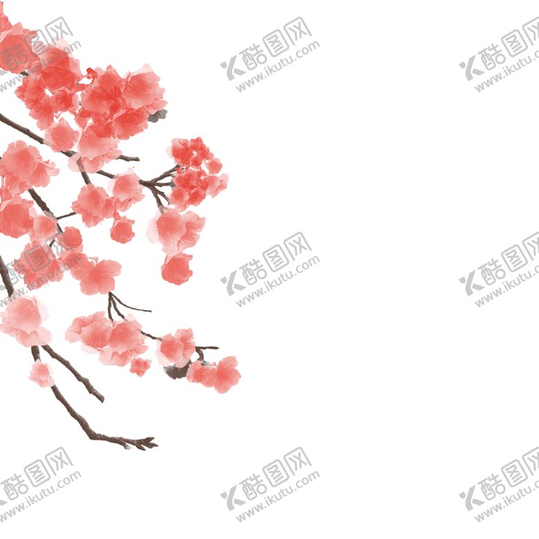 编号：28044110170938182528【酷图网】源文件下载-梅花树枝元素