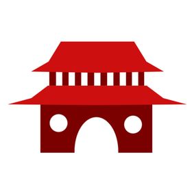 手绘古建筑