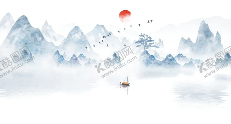 编号：10639306171952047751【酷图网】源文件下载-水墨山水
