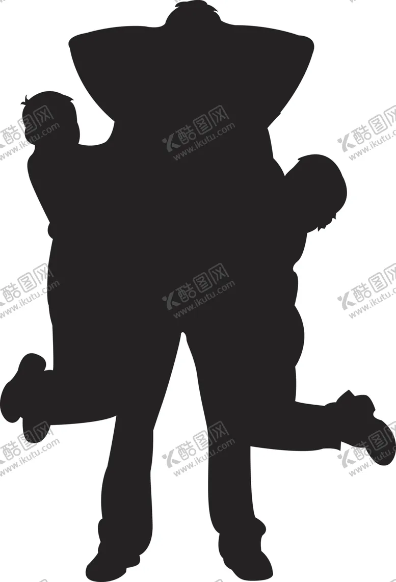编号：36935404010200592704【酷图网】源文件下载-一家人剪影