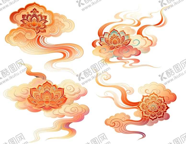 编号：51463504101844558725【酷图网】源文件下载-国潮祥云