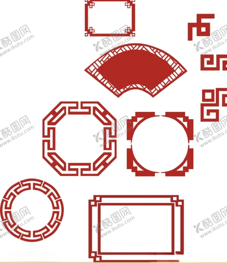 编号：18801110071410112524【酷图网】源文件下载-中国风花纹框