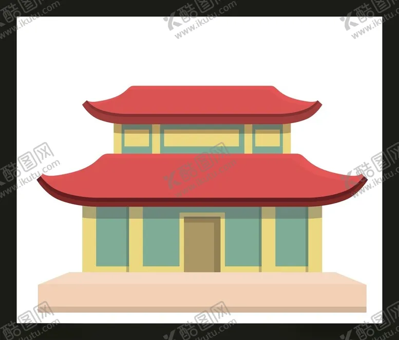 编号：12570601170737343054【酷图网】源文件下载-手绘古典建筑
