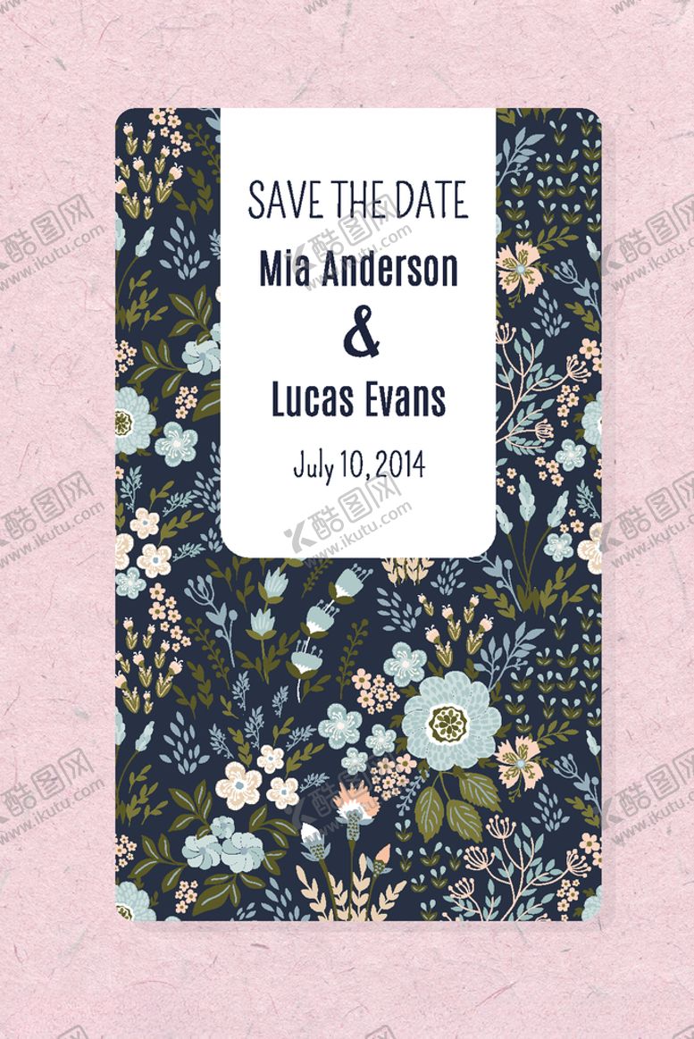 编号：16081210060512445315【酷图网】源文件下载-花草无缝背景海报