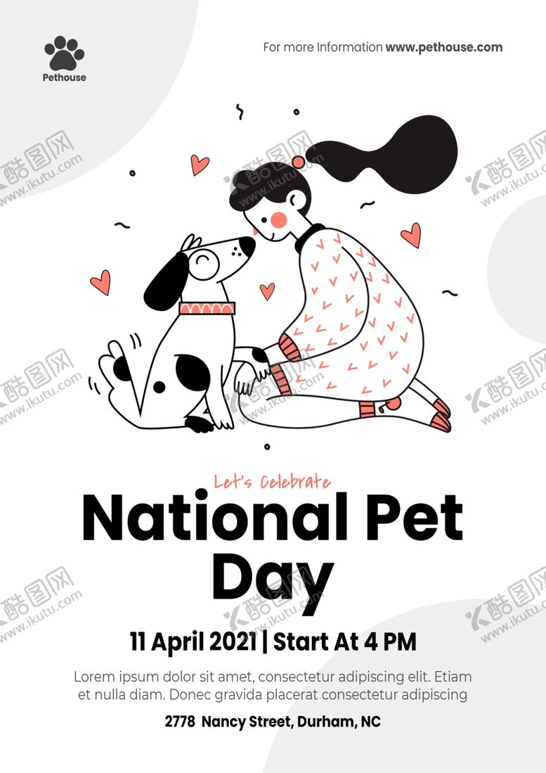 编号：12157910152312118390【酷图网】源文件下载-宠物海报