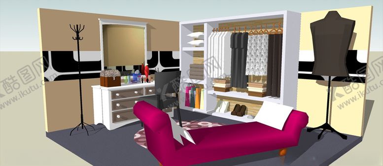 编号：12215710200329212920【酷图网】源文件下载-室内组合模型