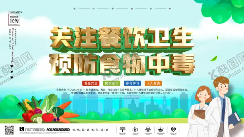 编号：27094006261518519319【酷图网】源文件下载-关注餐饮卫生