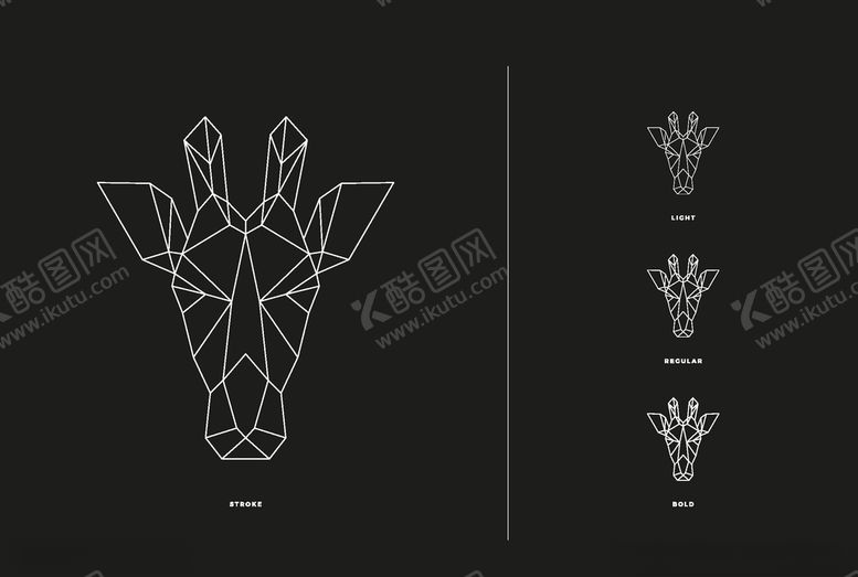 编号：26323409190120411402【酷图网】源文件下载-动物线性设计