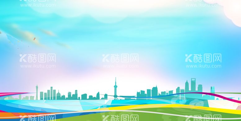 编号：28470909211142062387【酷图网】源文件下载-绿色城市背景