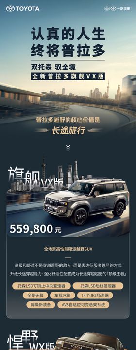 普拉多全新产品力长图