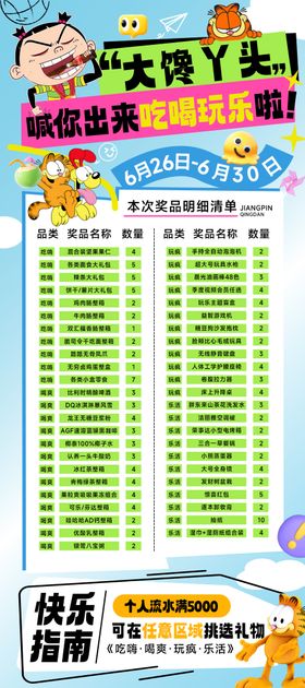 卡通生日易拉宝展架