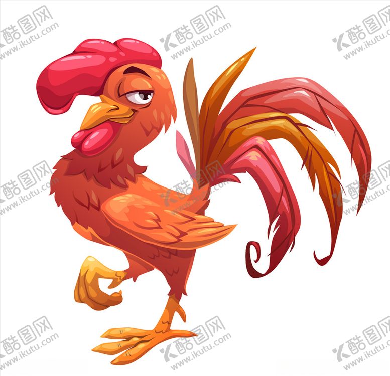 编号：90697104272109157145【酷图网】源文件下载-卡通公鸡