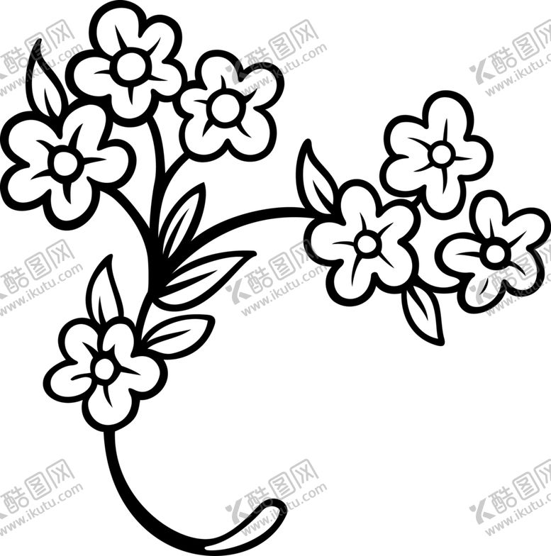 编号：53433609200754481532【酷图网】源文件下载-小花儿纹