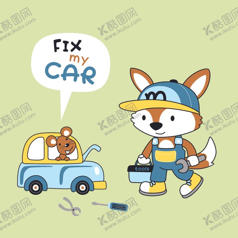 编号：57053610252040106185【酷图网】源文件下载-卡通动物