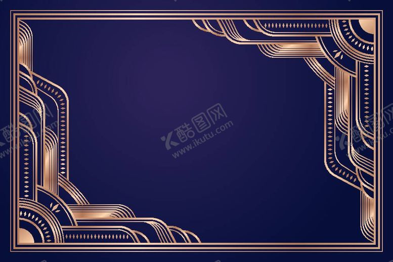 编号：69780209161504136972【酷图网】源文件下载-金色线条暗色背景
