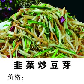 韭菜炒豆芽灯片