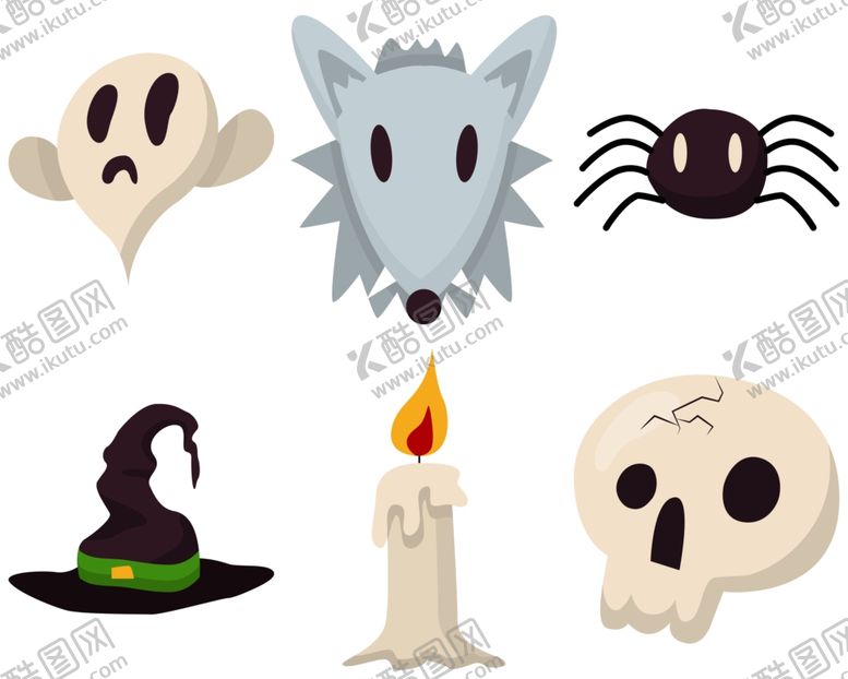 编号：30476310211443136536【酷图网】源文件下载-万圣节元素