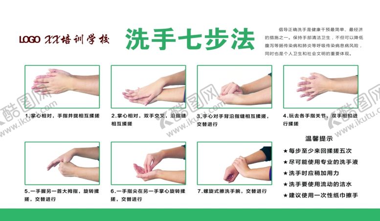 编号：96185407022042518659【酷图网】源文件下载-洗手七步法