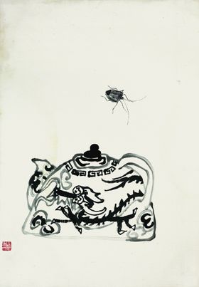 齐白石国画山水工笔山水风水