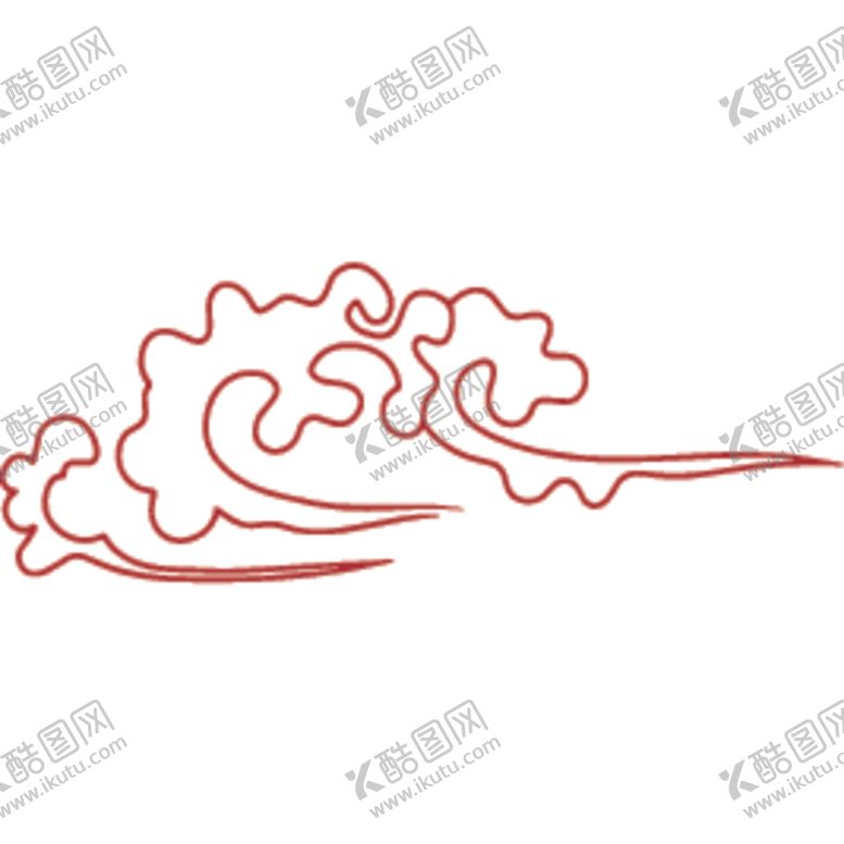 编号：20251304162020558333【酷图网】源文件下载-祥云矢量图