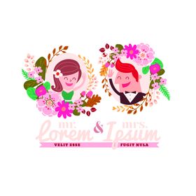鲜花素材纺织印红玫瑰桔梗小清新朵