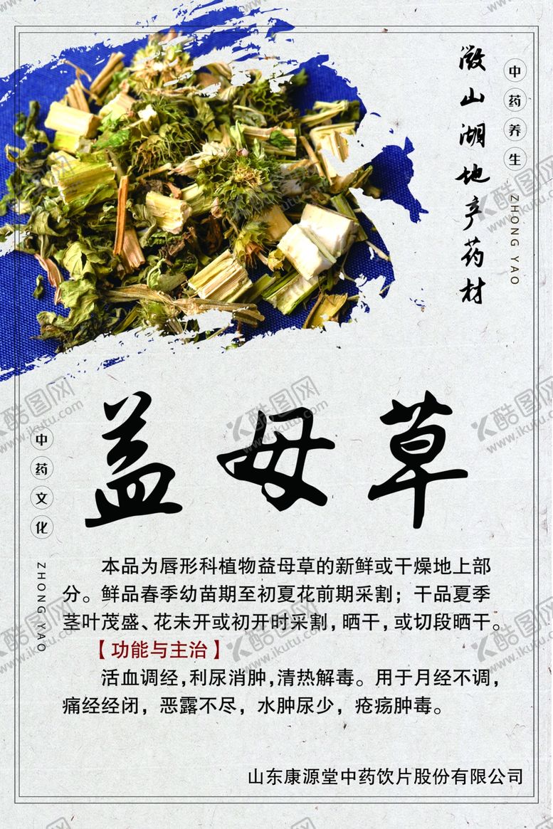 编号：36313207132054493593【酷图网】源文件下载-中药简介益母草