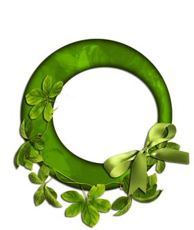 边框相框花素材图片流行绿色