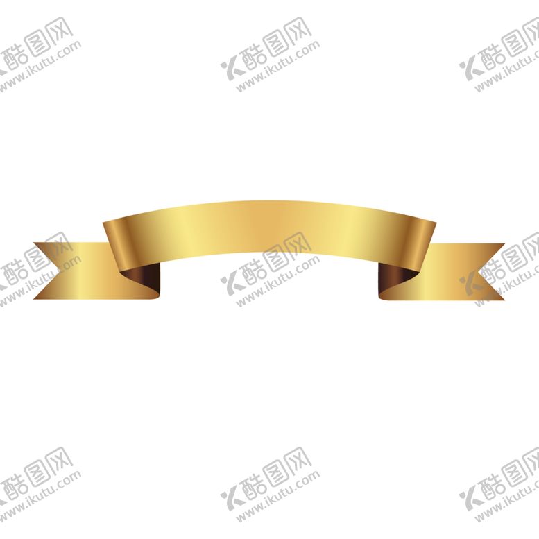 编号：62056909230751595756【酷图网】源文件下载-金色飘带