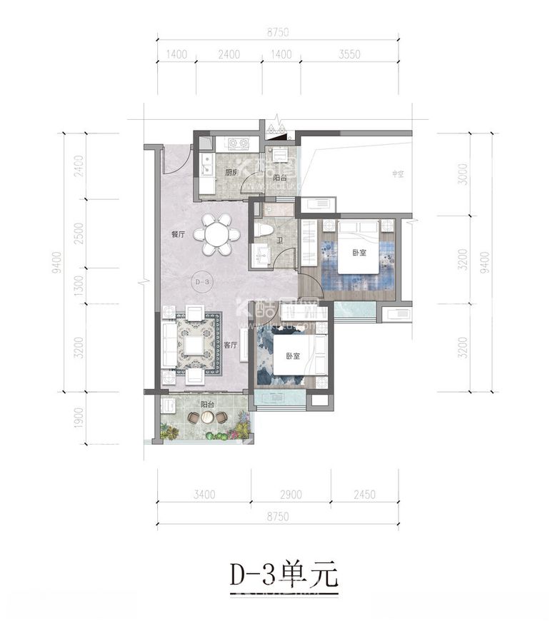 编号：88333211301535571748【酷图网】源文件下载-户型渲染