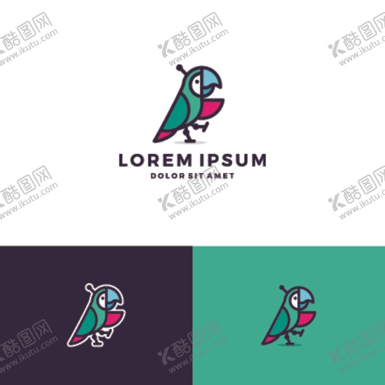 编号：73081610020128534826【酷图网】源文件下载-禽类LOGO标志