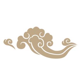 中式边框中国风标题栏云纹水免扣