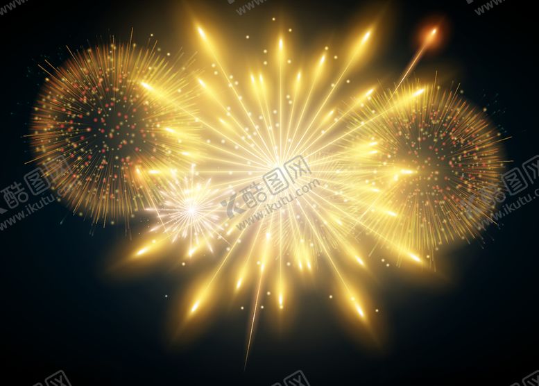 编号：83186709291658106615【酷图网】源文件下载-礼花分层矢量素材