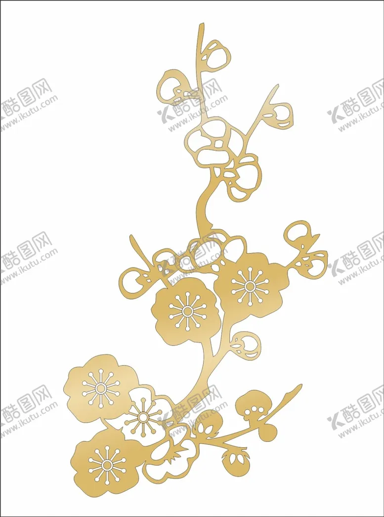 编号：66377211070304046363【酷图网】源文件下载-梅花雕刻