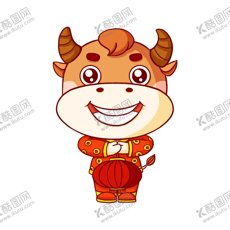编号：36108505180749149737【酷图网】源文件下载-2021金牛送福牛年