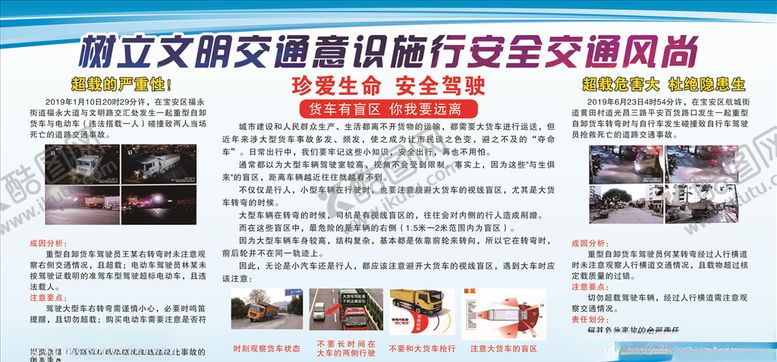 编号：35262604210932386429【酷图网】源文件下载-交通安全版面