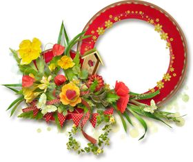 花卉边框