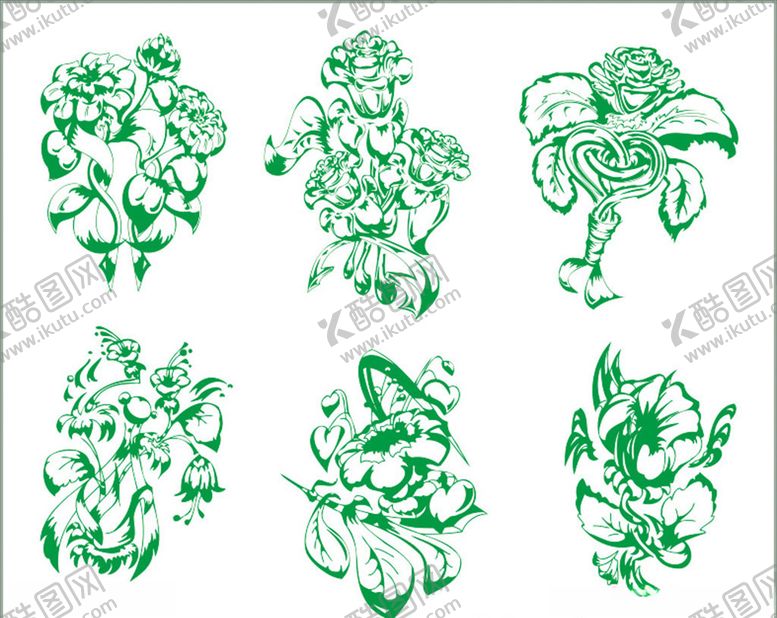 编号：98403009262310576521【酷图网】源文件下载-矢量水果果实各种鲜花