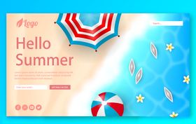 横向海报商务时尚创意