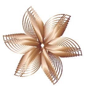 创意金色花纹图案设计