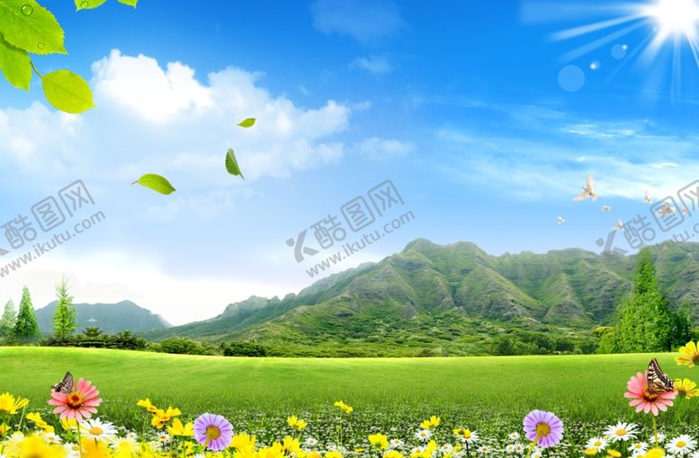编号：89150703131836241073【酷图网】源文件下载-蓝天白云背景