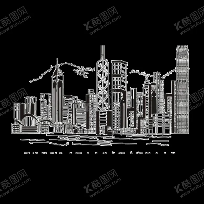 编号：46224110160437253293【酷图网】源文件下载-城市剪影