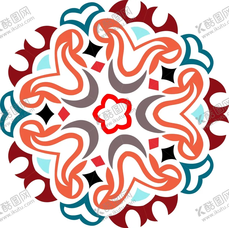 编号：01824510121504592710【酷图网】源文件下载-原创印花剪花古典图案图形元素