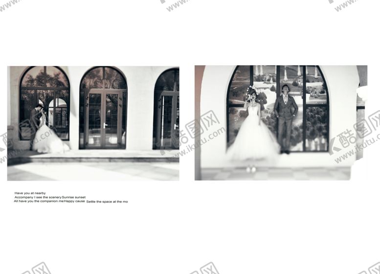 编号：46246509121216242498【酷图网】源文件下载-街头爱情时尚浪漫婚纱相册模板