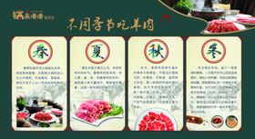 不同季节吃羊肉