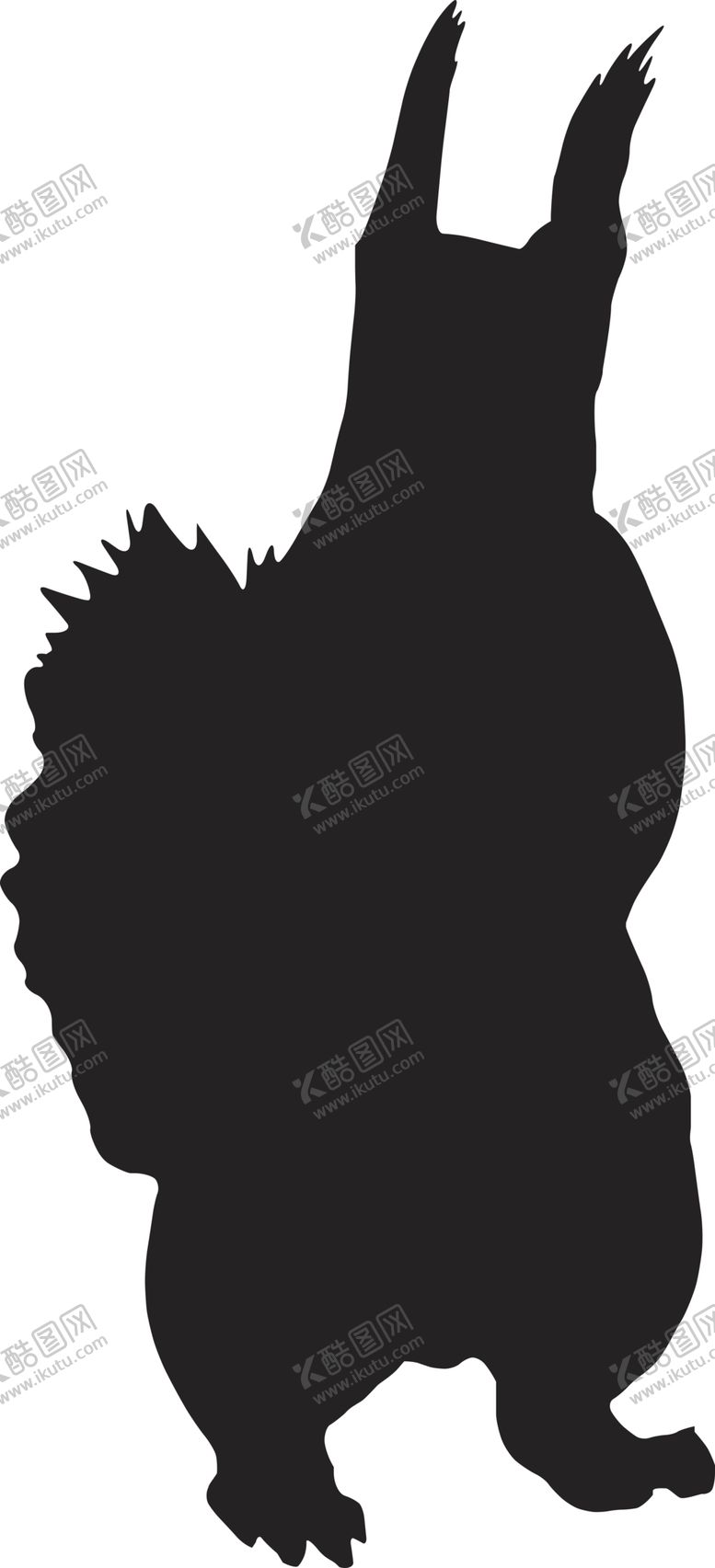 编号：41325505071211325360【酷图网】源文件下载-动物剪影