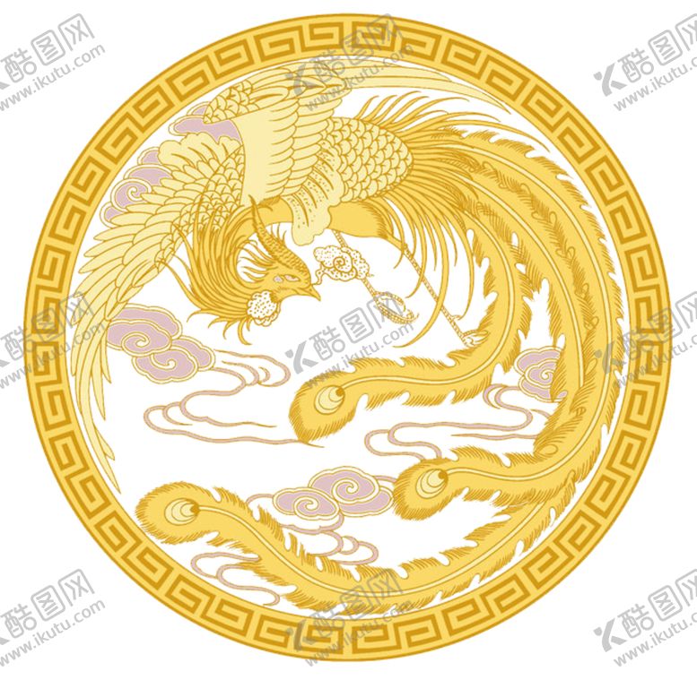 编号：94939010022138088990【酷图网】源文件下载-手绘水彩凤凰