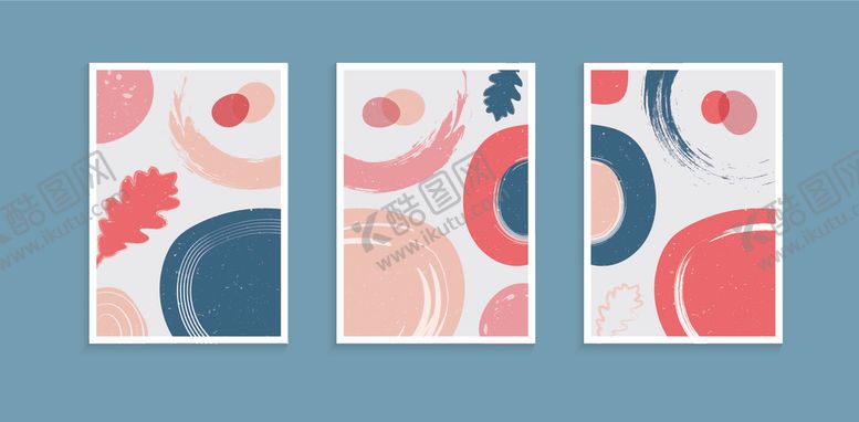 编号：40320110022259362892【酷图网】源文件下载-抽象几何装饰画图案设计