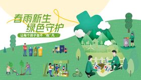 绿色低碳能源环保主画面活动展板